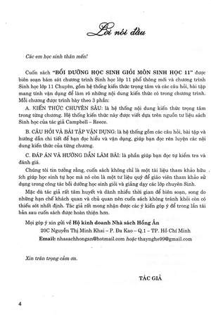 bồi dưỡng học sinh giỏi sinh 11