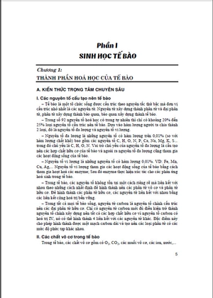 bồi dưỡng học sinh giỏi sinh học 10 (dùng chung cho các bộ sgk hiện hành)