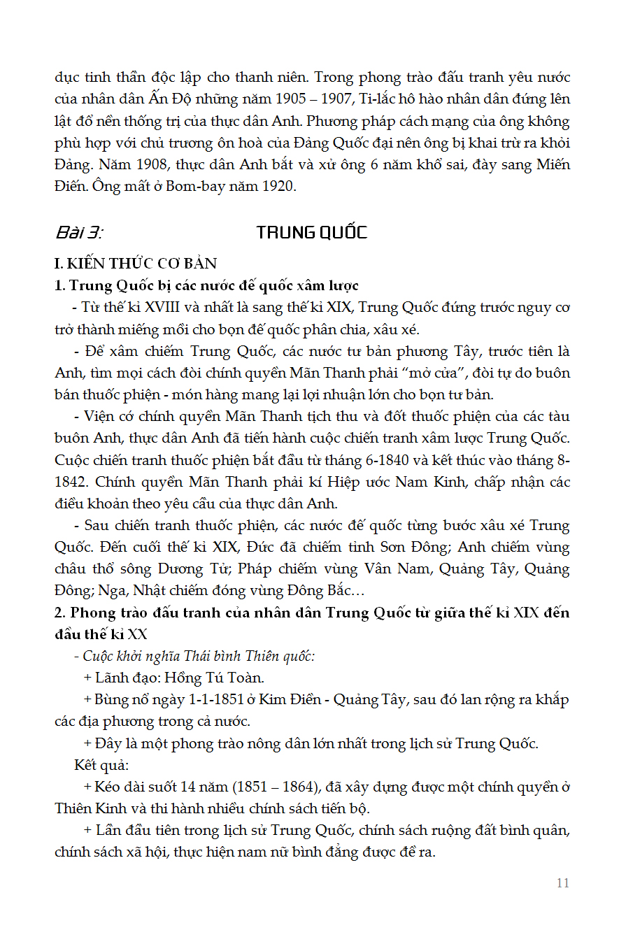 bồi dưỡng học sinh giỏi sử 11