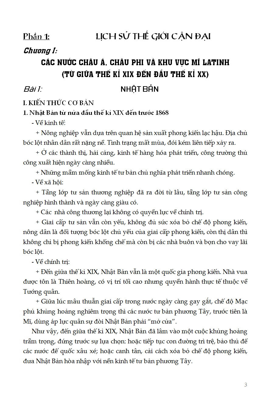 bồi dưỡng học sinh giỏi sử 11