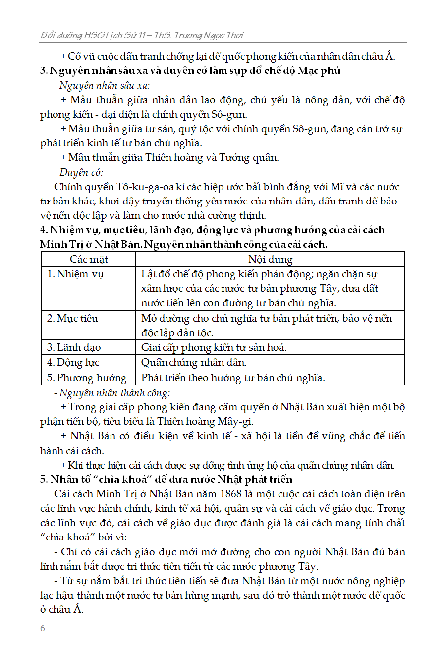 bồi dưỡng học sinh giỏi sử 11