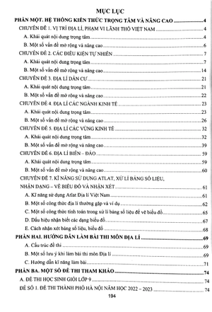 bồi dưỡng học sinh giỏi thcs và ôn thi vào lớp 10 thpt chuyên - môn địa lí