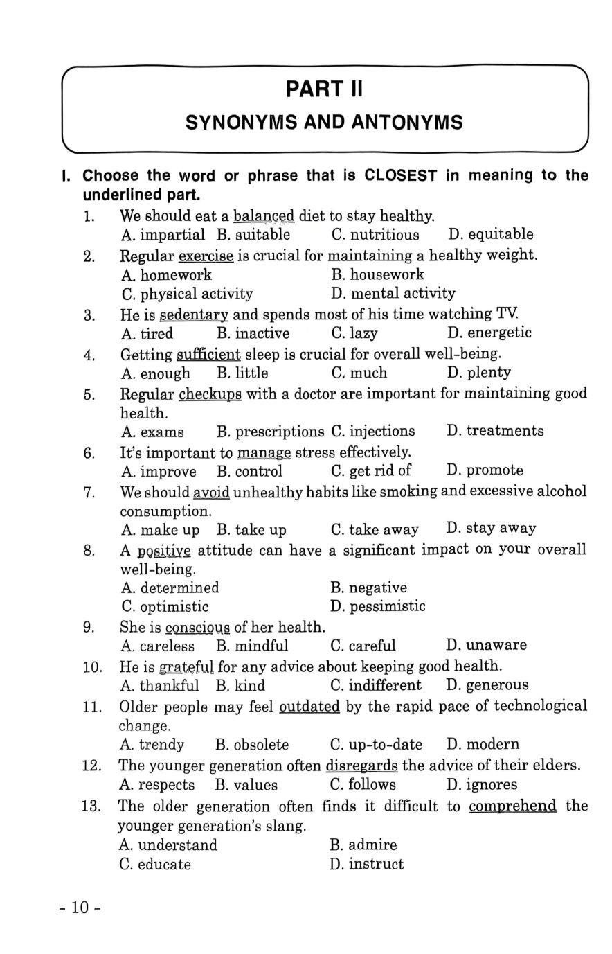 Bồi Dưỡng Học Sinh Giỏi Tiếng Anh 11