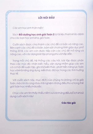 bồi dưỡng học sinh giỏi toán 2 (biên soạn theo chương trình giao dục phổ thông mới)