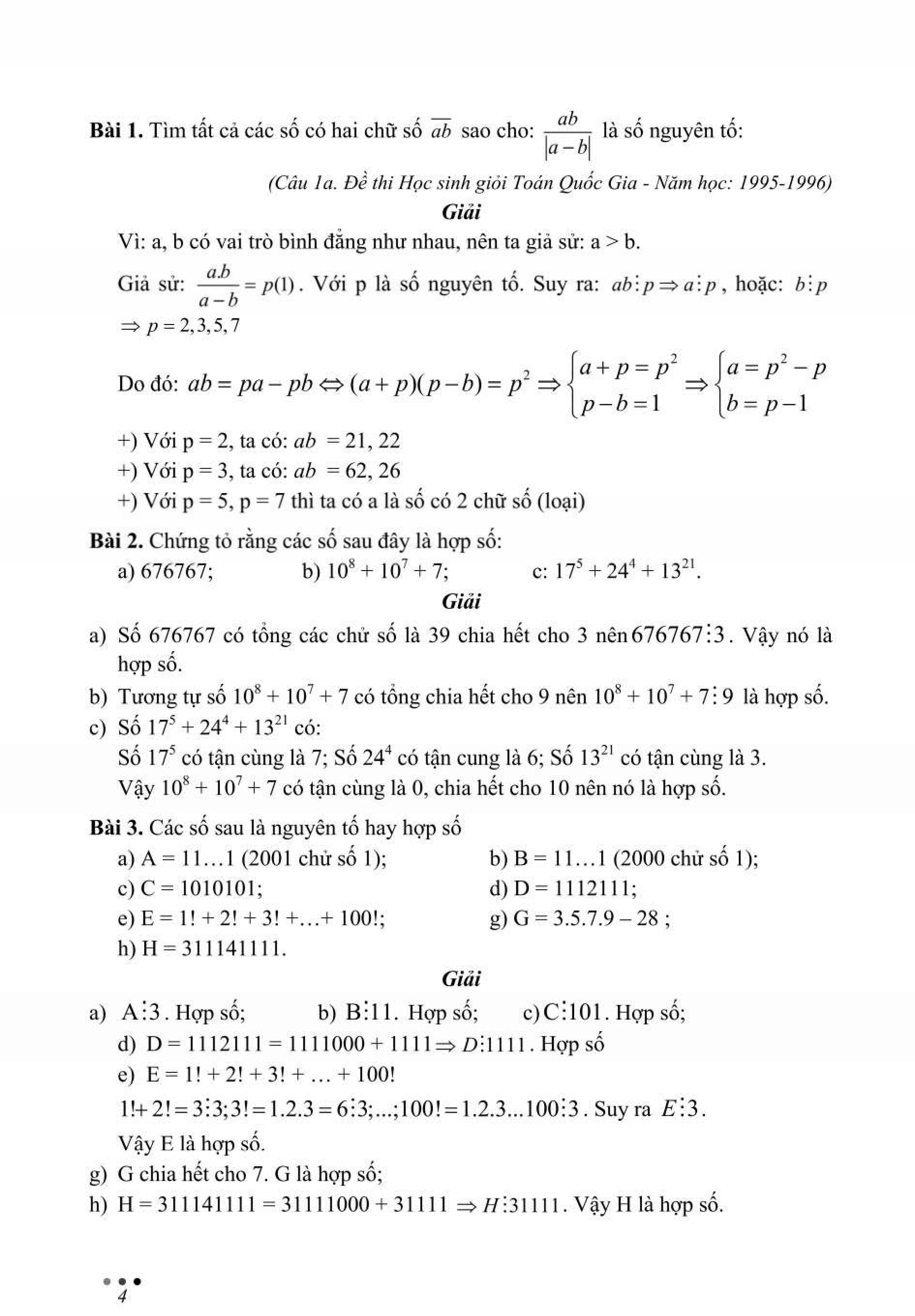 Boi Duong Hoc Sinh Gioi Toan 9 - Luyen Thi Vao Lop 10 THPT Chuyen Toan - Tap 1 - So Hoc-To Hop, Nguyen Ly Va Dai So