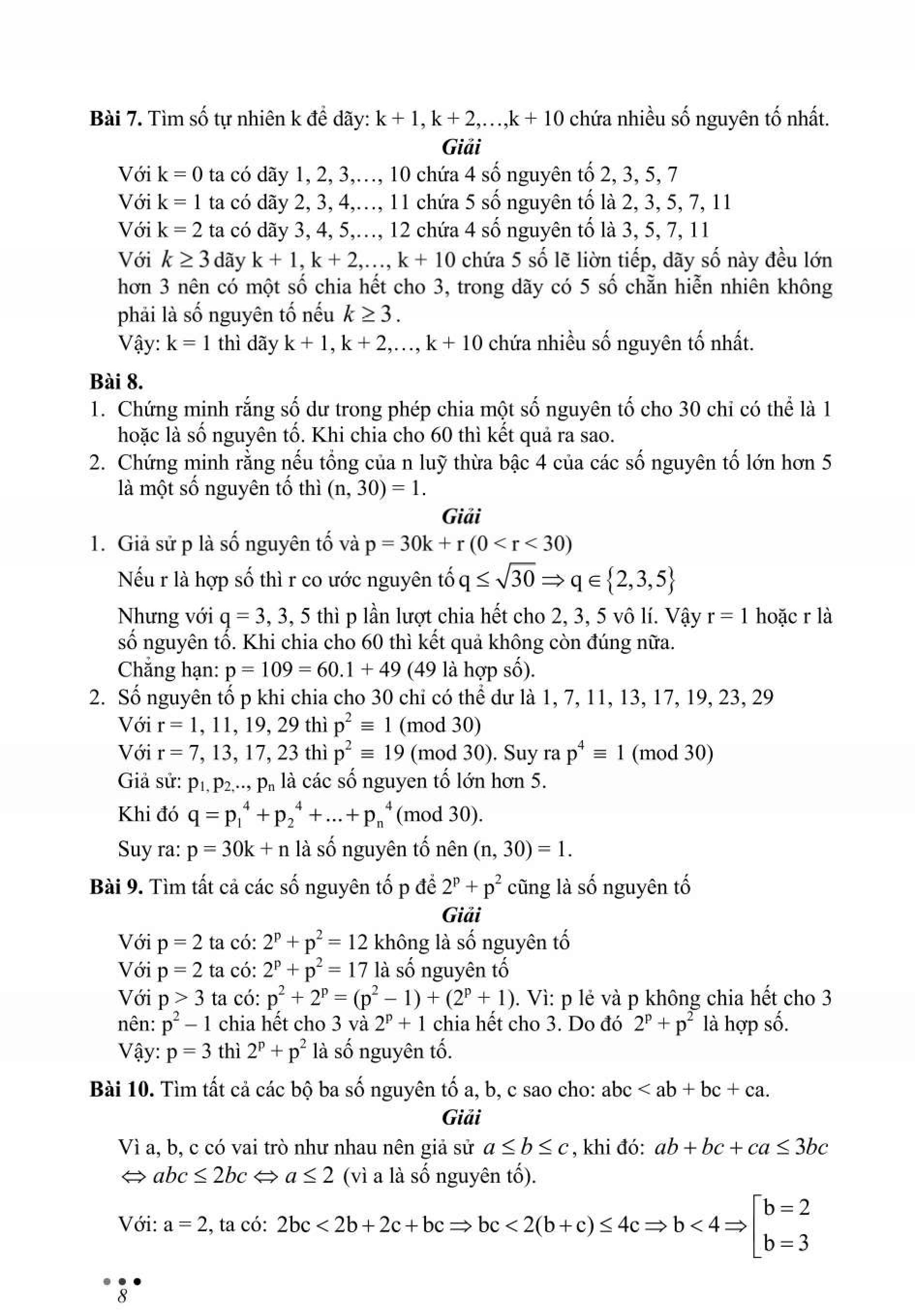 Boi Duong Hoc Sinh Gioi Toan 9 - Luyen Thi Vao Lop 10 THPT Chuyen Toan - Tap 1 - So Hoc-To Hop, Nguyen Ly Va Dai So