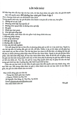 bồi dưỡng học sinh giỏi toán 9 - tập 2 (theo chương trình giáo dục phổ thông mới)