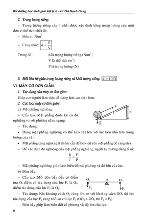 bồi dưỡng học sinh giỏi vật lí 6