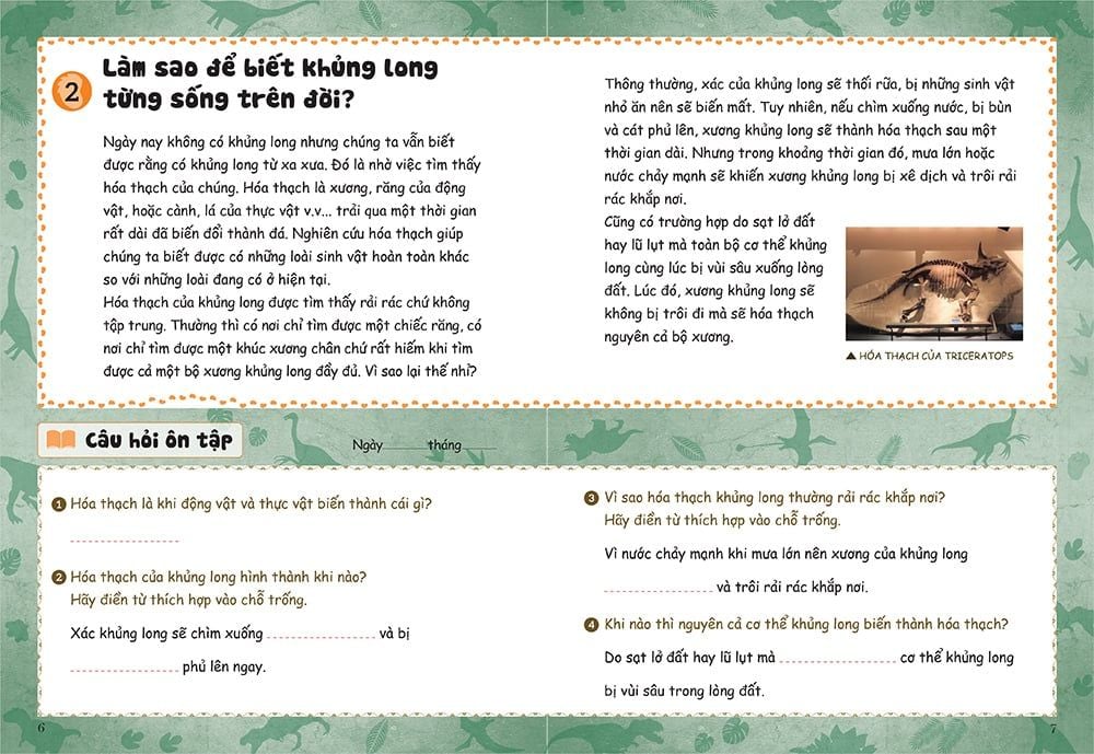 bồi dưỡng kĩ năng đọc hiểu cho học sinh tiểu học - thế giới khủng long