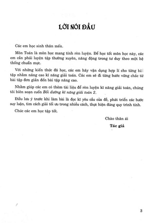 bồi dưỡng kĩ năng giải toán 2 (theo chương trình giáo dục phổ thông mới)