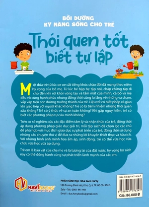 bồi dưỡng kỹ năng sống cho trẻ - thói quen tốt biết tự lập