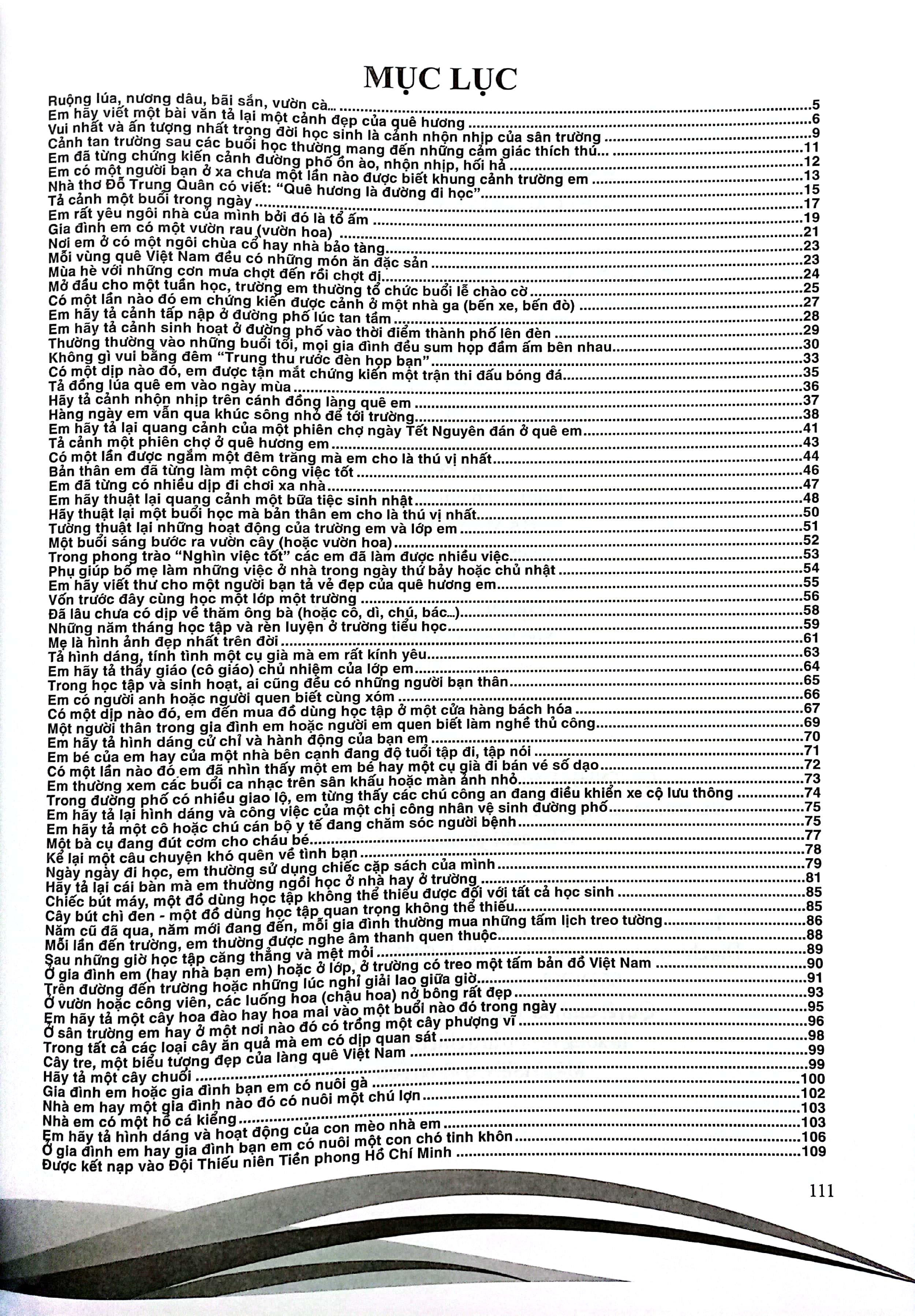 bồi dưỡng nâng cao kỹ năng viết các đoạn và bài văn hay 5 (theo chương trình gdpt mới)