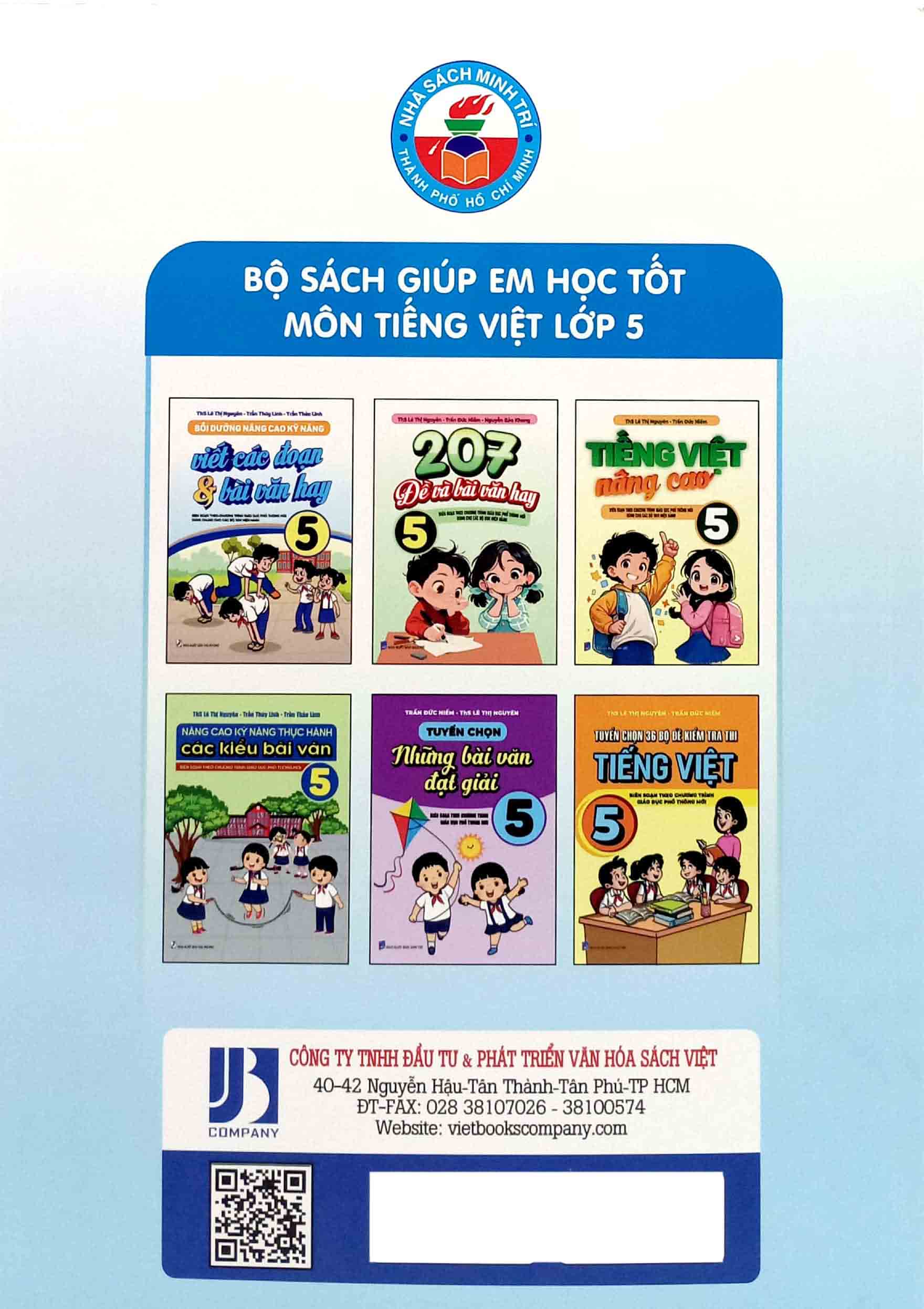 bồi dưỡng nâng cao kỹ năng viết các đoạn và bài văn hay 5 (theo chương trình gdpt mới)