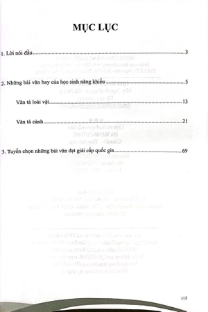 bồi dưỡng năng khiếu văn 5