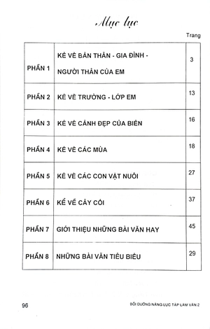 bồi dưỡng năng lực tập làm văn 2