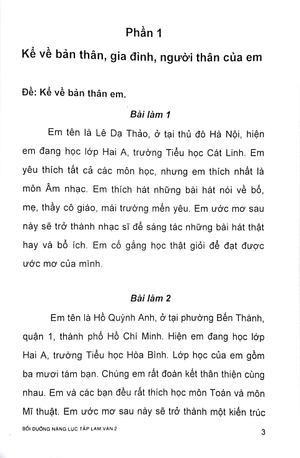 bồi dưỡng năng lực tập làm văn 2