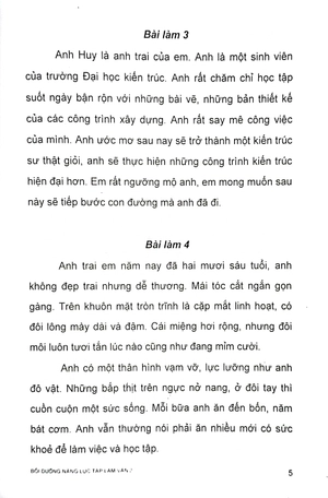 bồi dưỡng năng lực tập làm văn 2