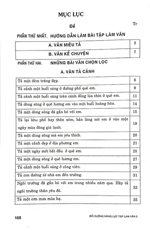 bồi dưỡng năng lực tập làm văn 5