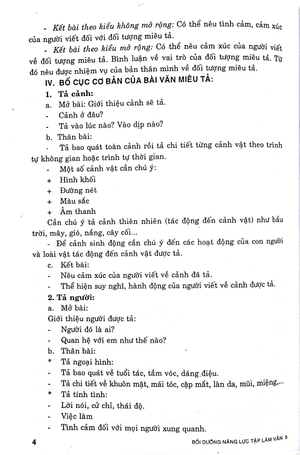 bồi dưỡng năng lực tập làm văn 5