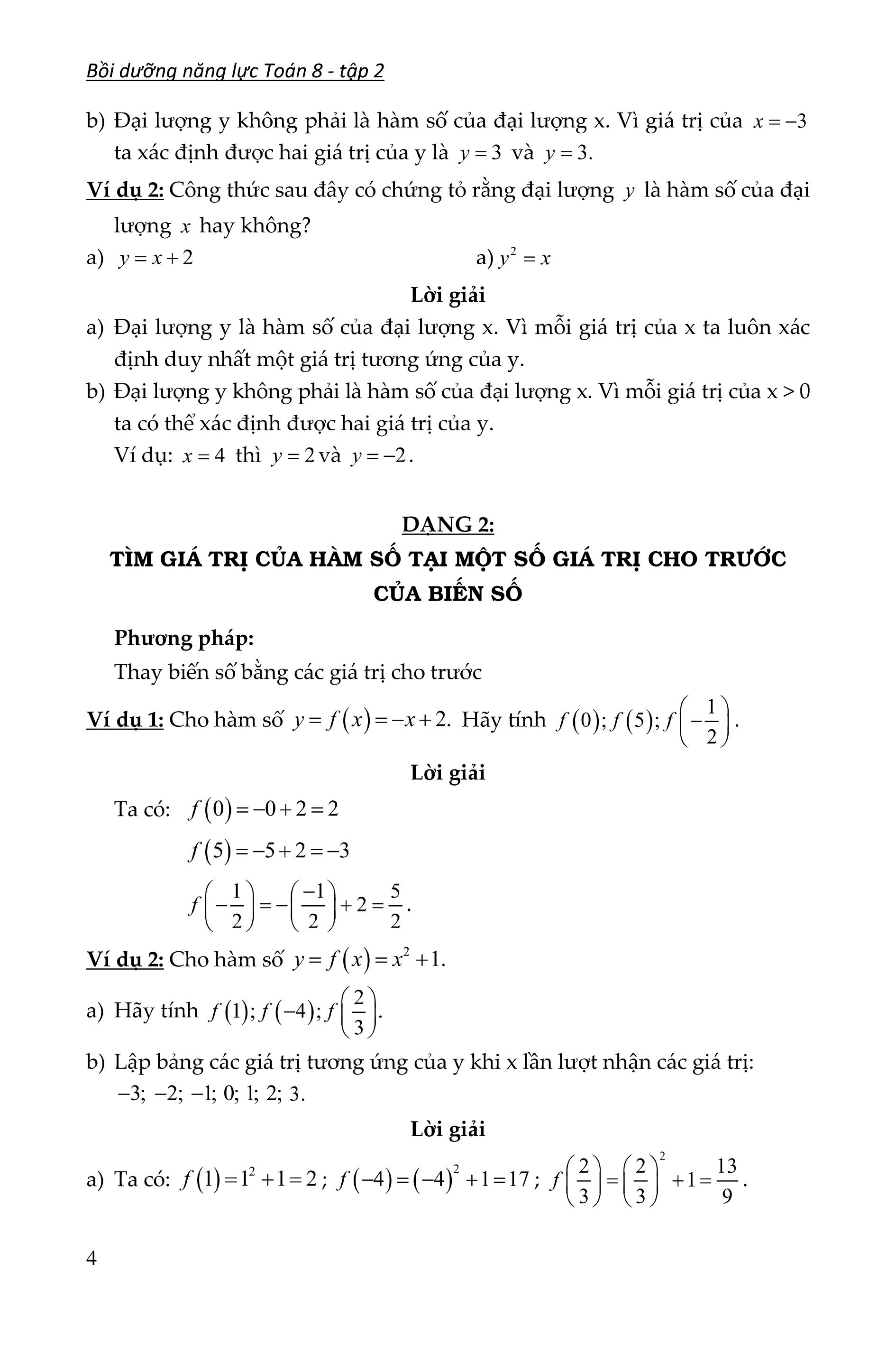 bồi dưỡng năng lực toán 8 - tập 2