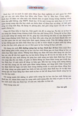 bồi dưỡng năng lực tự học sinh học 10