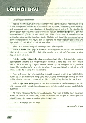 bồi dưỡng ngữ văn 7 - tập 2 (kết nối)