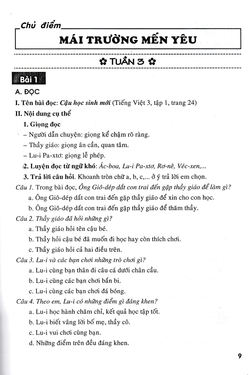 Bồi Dưỡng Tiếng Việt Lớp 3 (Chân Trời)