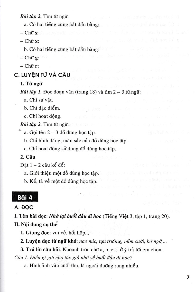 Bồi Dưỡng Tiếng Việt Lớp 3 (Chân Trời)