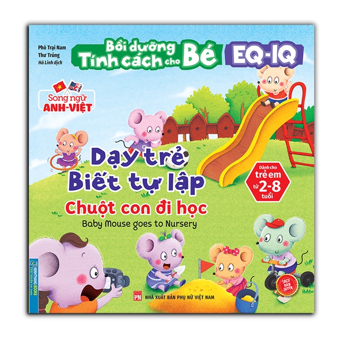 bồi dưỡng tính cách cho bé eq iq (2-8 tuổi) - dạy trẻ biết tự lập (song ngữ anh - việt)