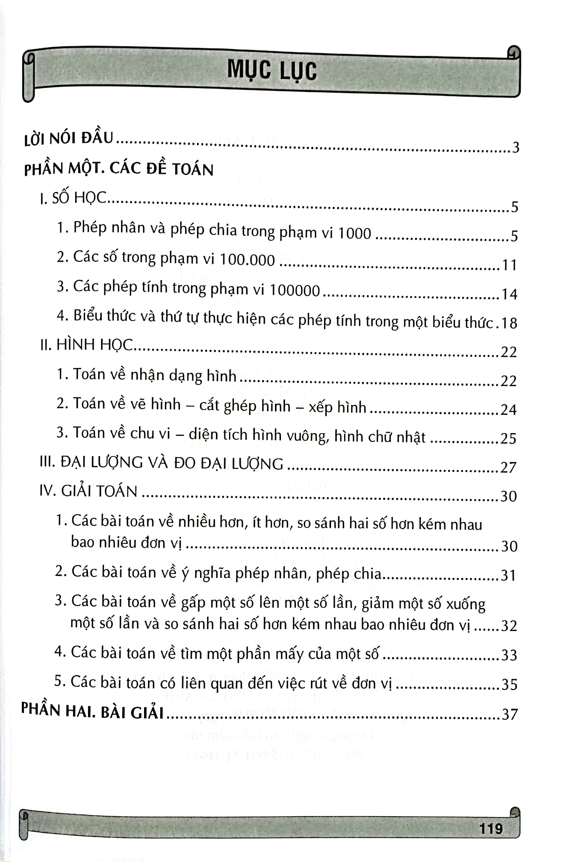 bồi dưỡng toán hay và khó 3 (theo chương trình giáo dục phổ thông mới)