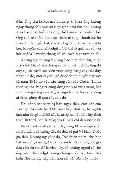 bồi thẩm cuối cùng