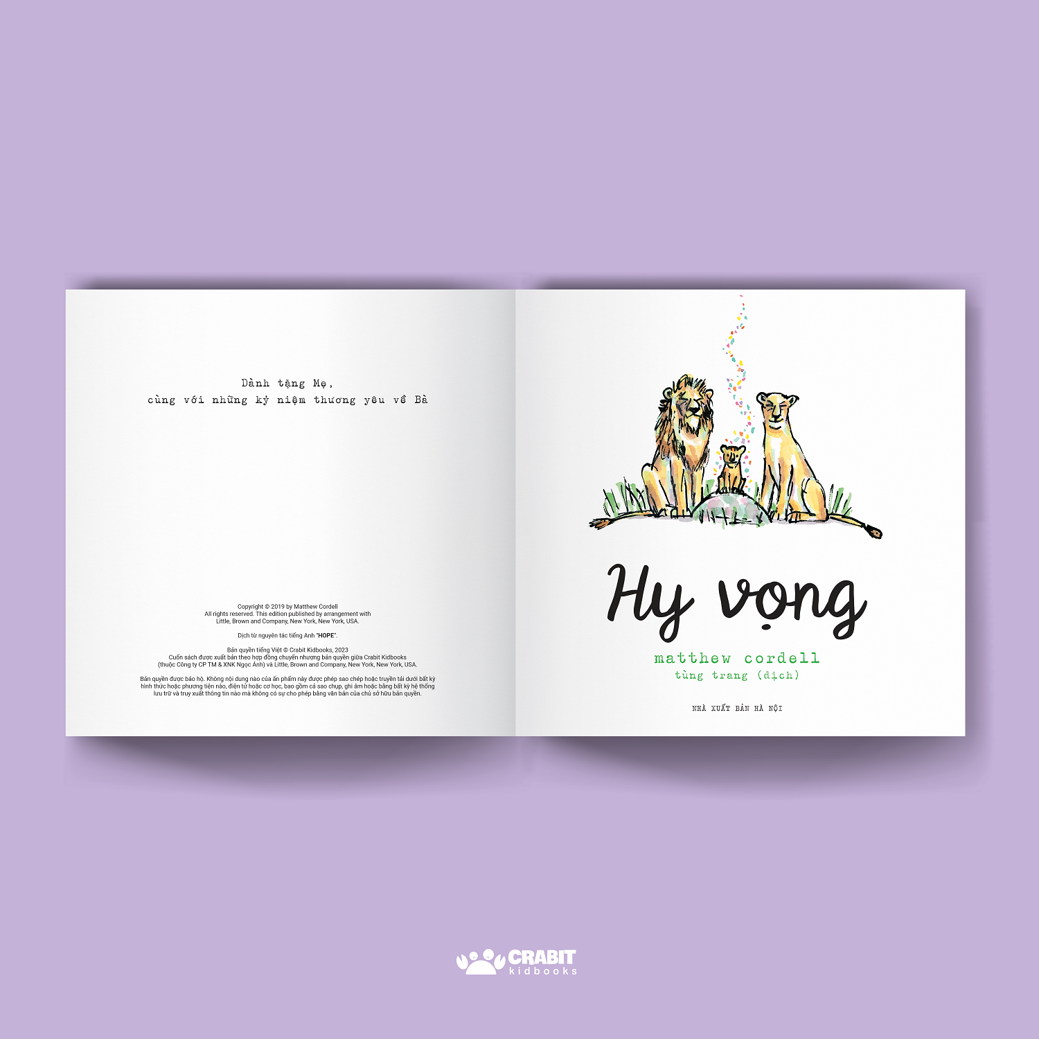 bởi tình yêu nảy nở ra … hy vọng - bìa cứng