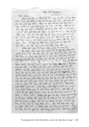 bốn năm sau và những trang viết về điện biên