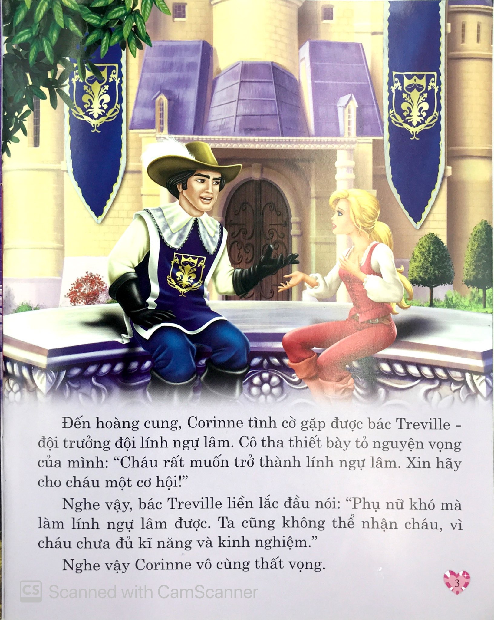 bốn nàng ngự lâm xinh đẹp - barbie and the three musketeers