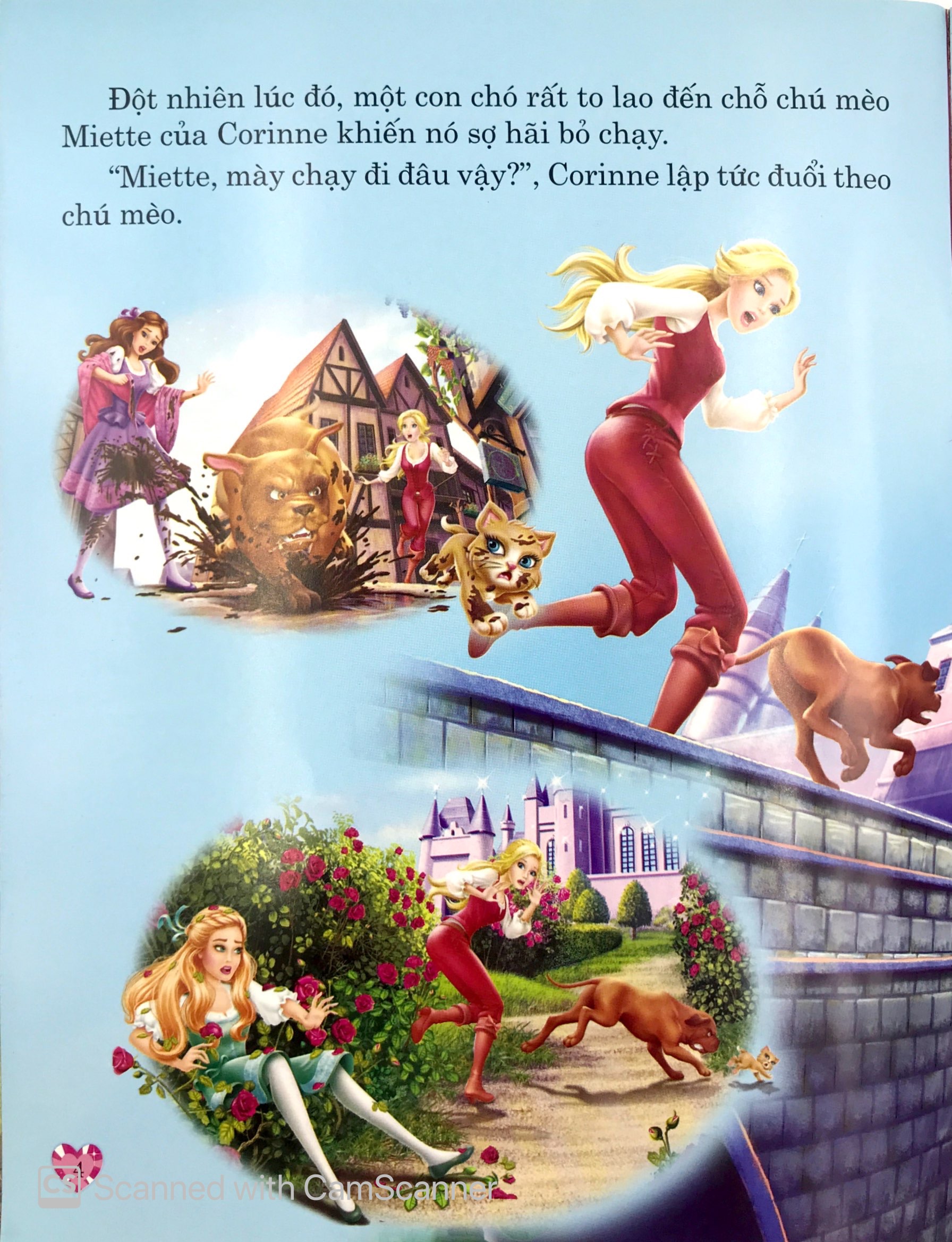 bốn nàng ngự lâm xinh đẹp - barbie and the three musketeers