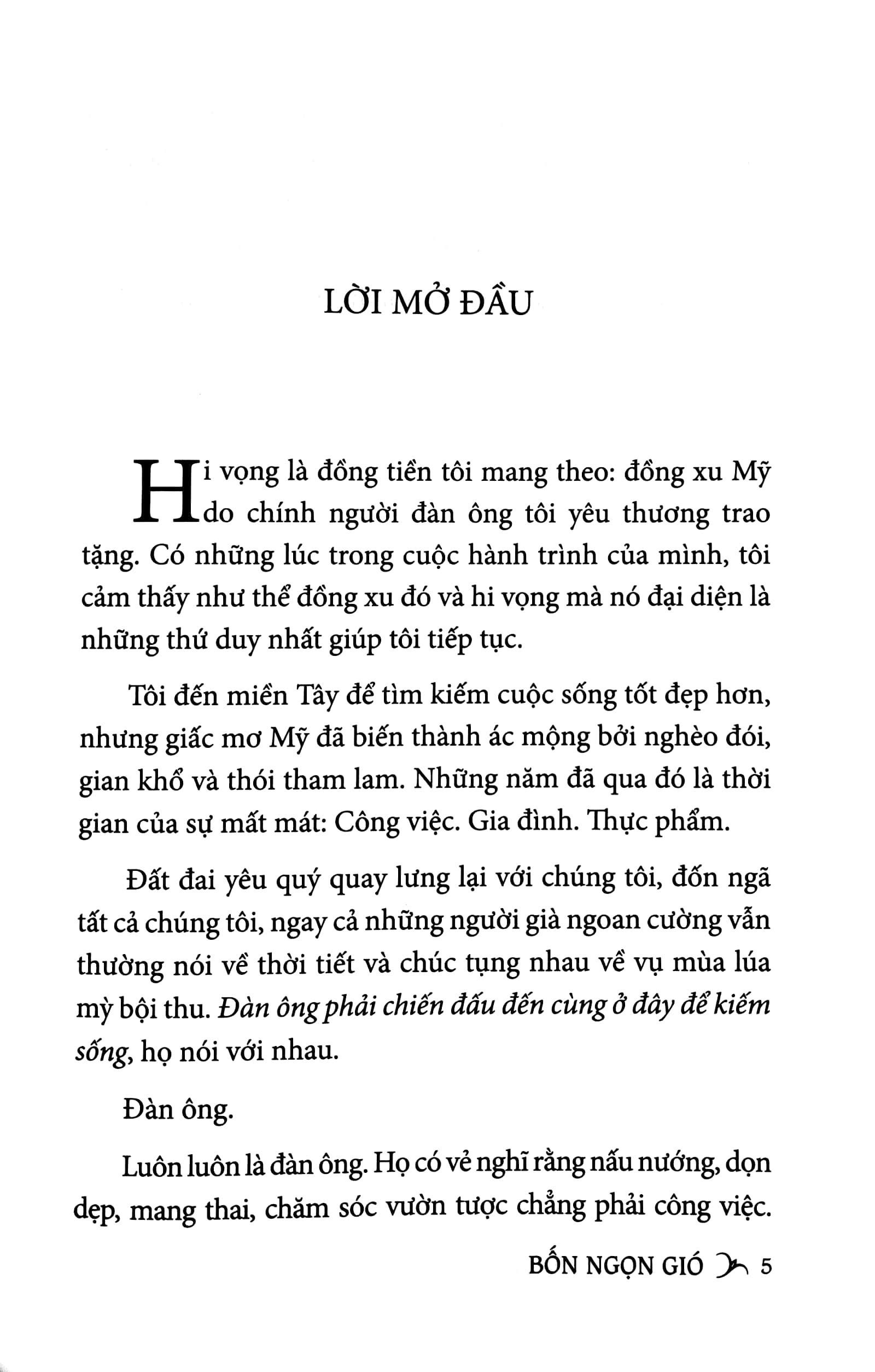 bốn ngọn gió - the four winds