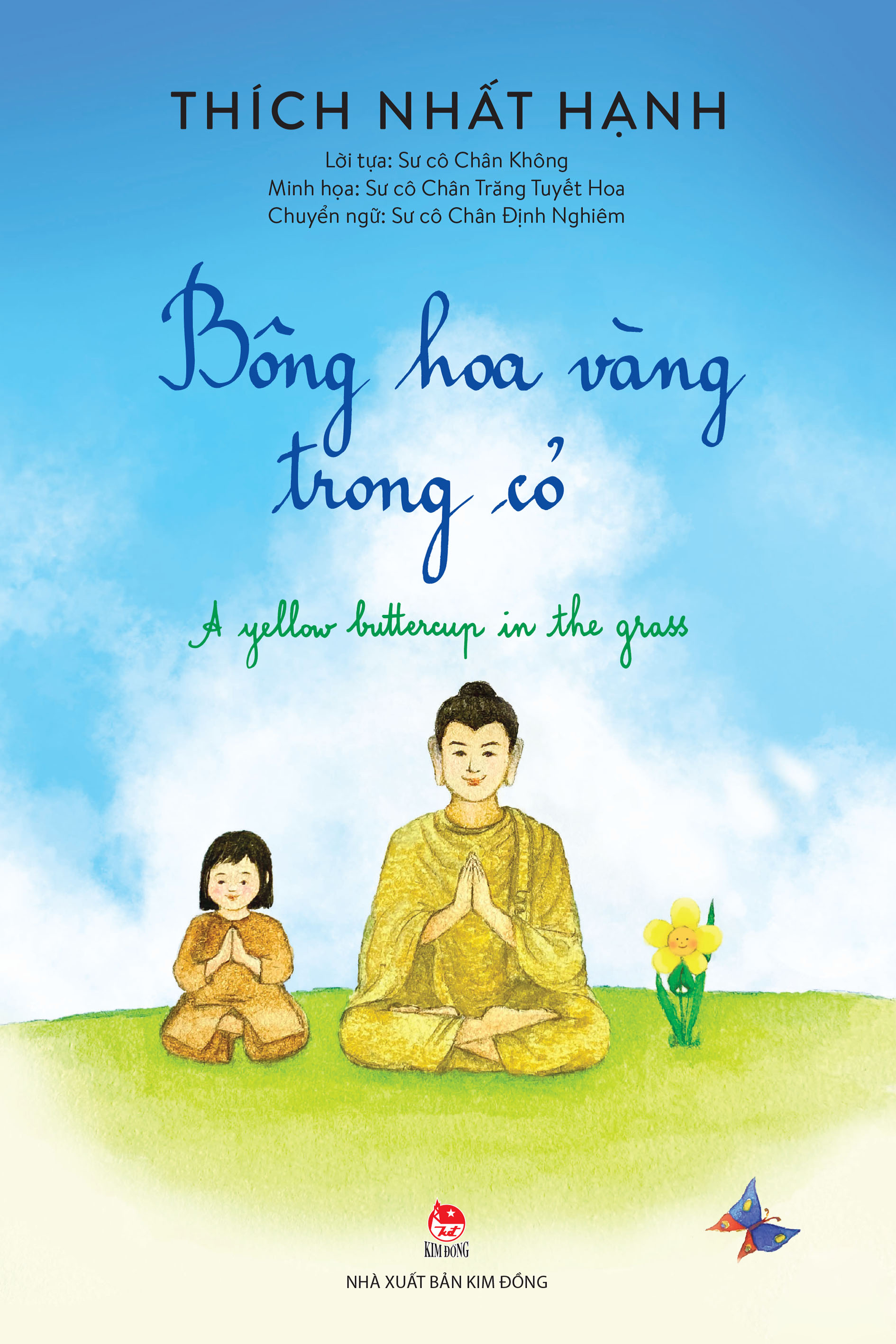 bông hoa vàng trong cỏ