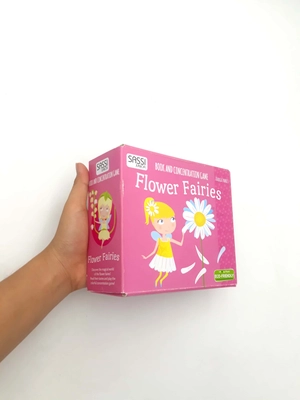 book and concentration game: flower fairies
