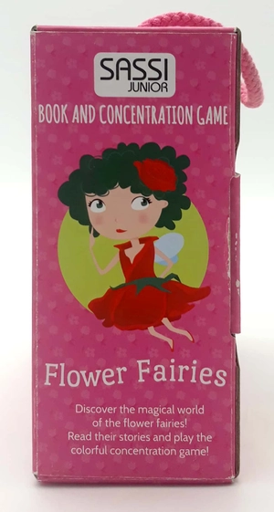 book and concentration game: flower fairies
