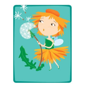 book and concentration game: flower fairies