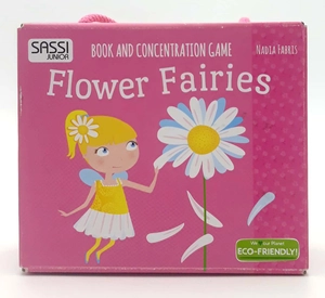 book and concentration game: flower fairies