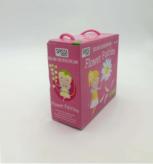 book and concentration game: flower fairies