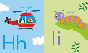 book and jigsaw: alphabet