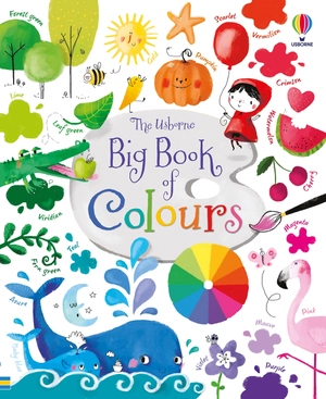 book and jigsaw: colours