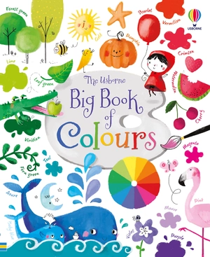 book and jigsaw: colours