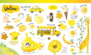 book and jigsaw: colours