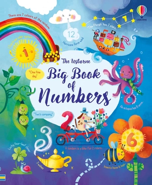 book and jigsaw: numbers