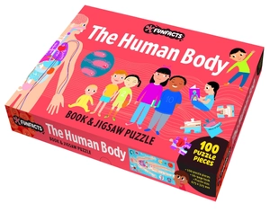book & jigsaw - fun facts - the human body