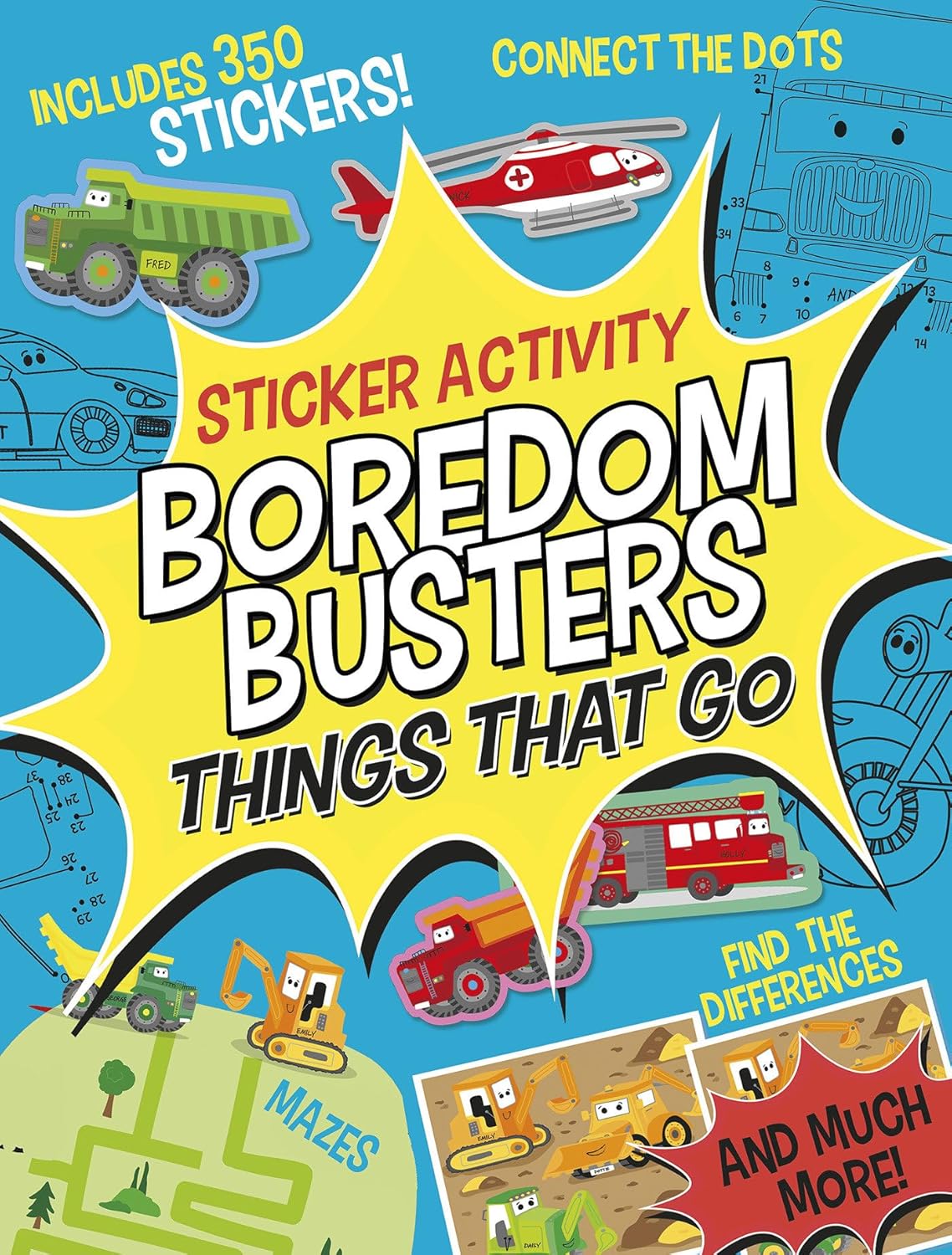 Boredom Busters - Things That Go Sticker Activity