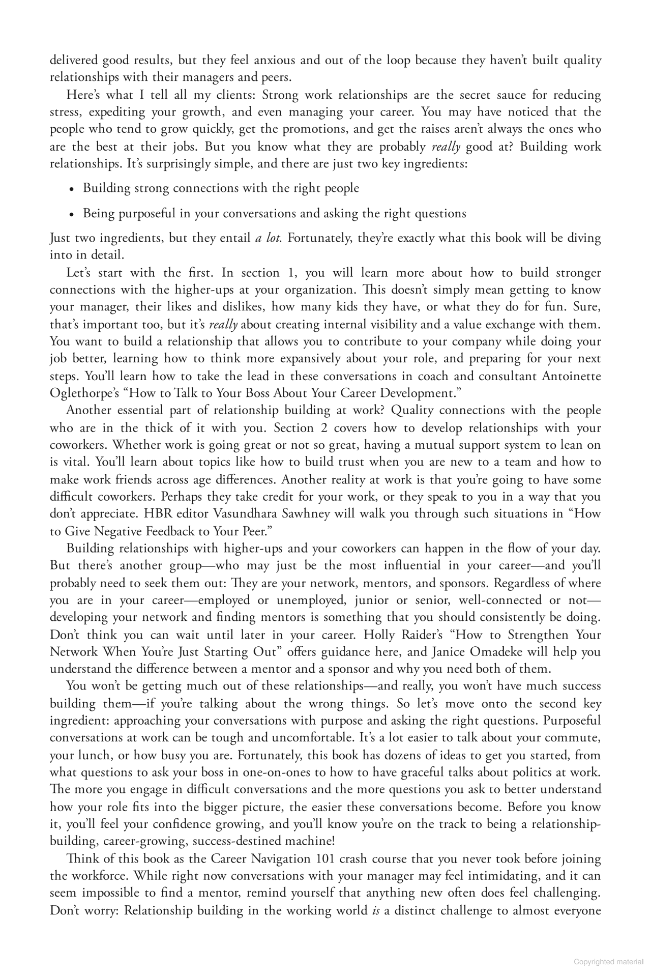 Bosses, Coworkers, And Building Great Work Relationships (HBR Work Smart Series)